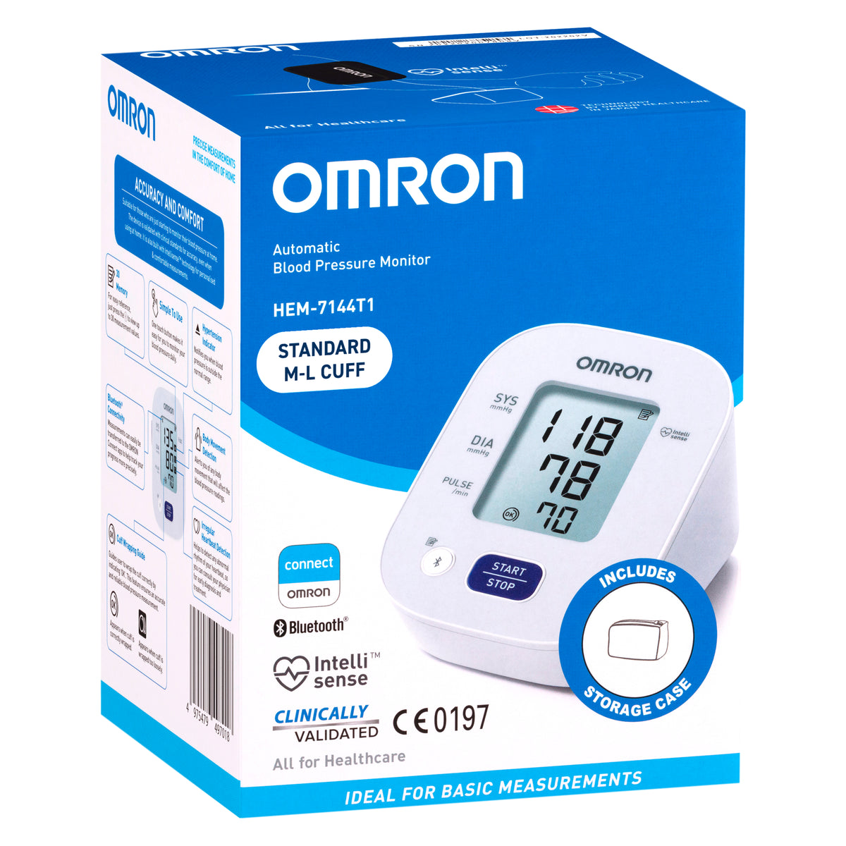 Omron HEM-7144T1 Standard Automatic Blood Pressure Monitor