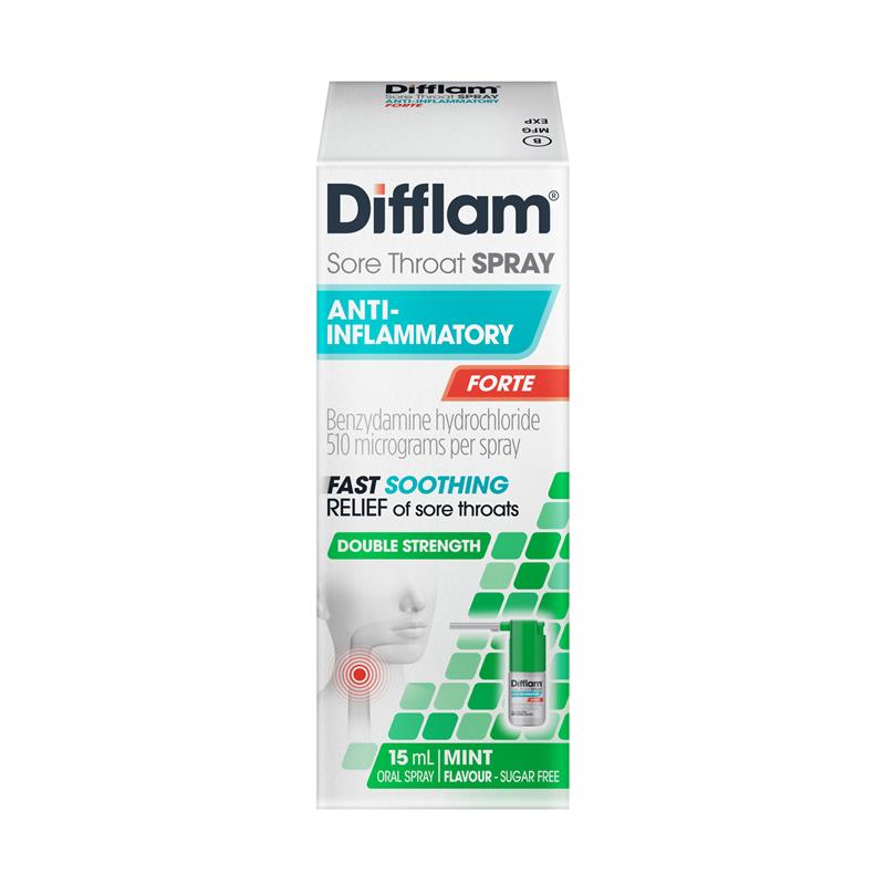 Difflam Forte Sore Throat Spray 15ml