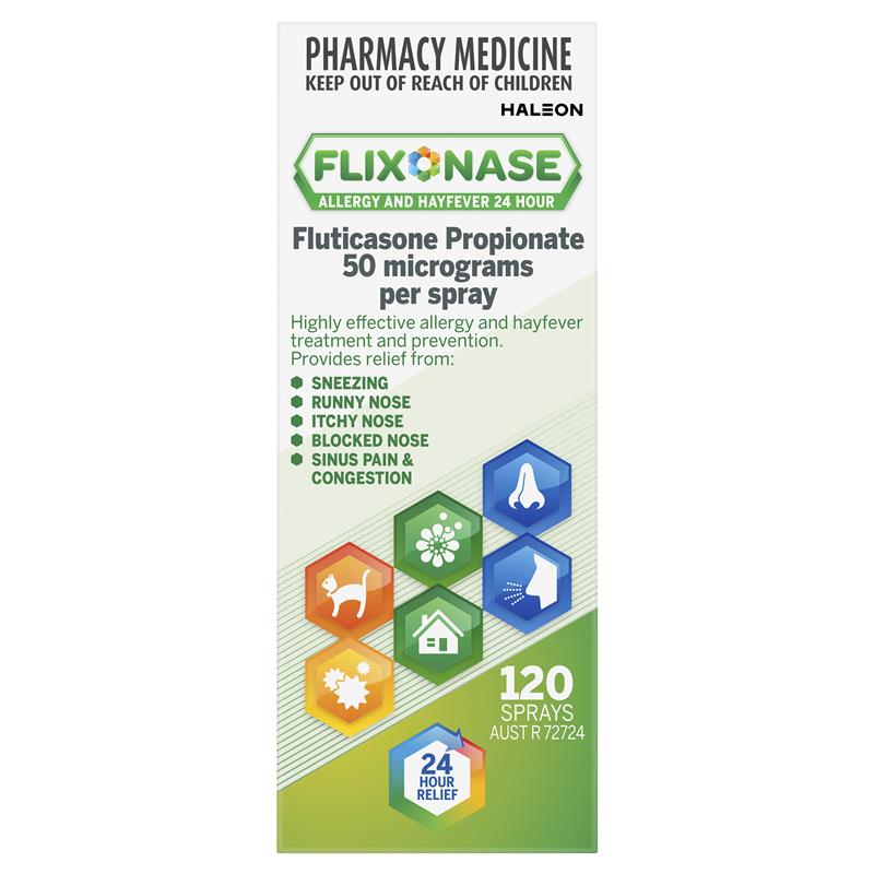 Flixonase Allergy & Hayfever 24 Hour Nasal Spray 120 Doses