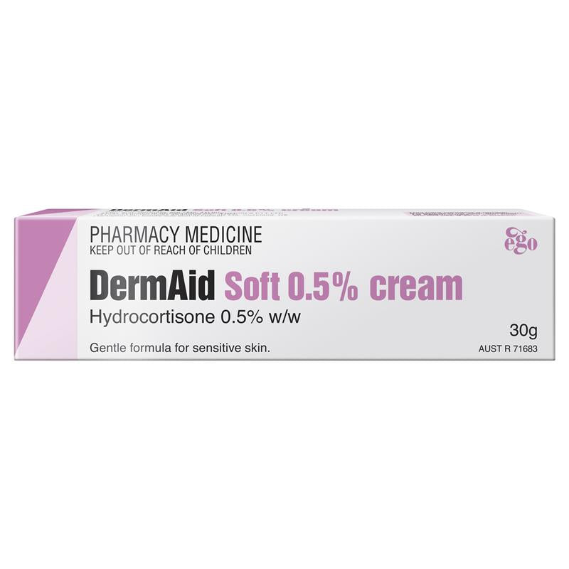 Ego DermAid Soft 0.5% Hydrocortisone Cream 30g