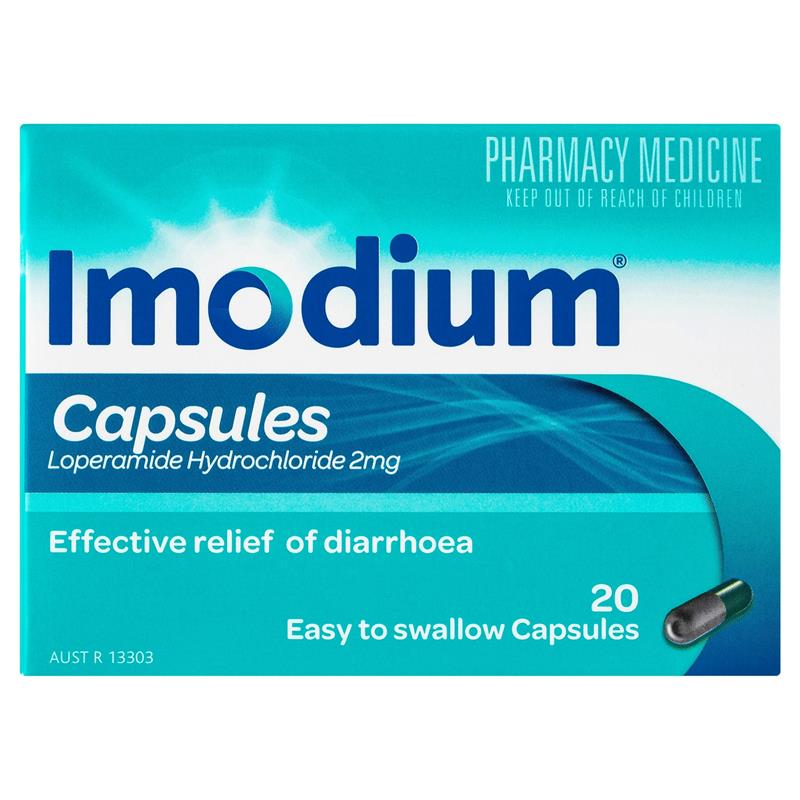 Imodium Diarrhoea Relief 2mg 20 Capsules