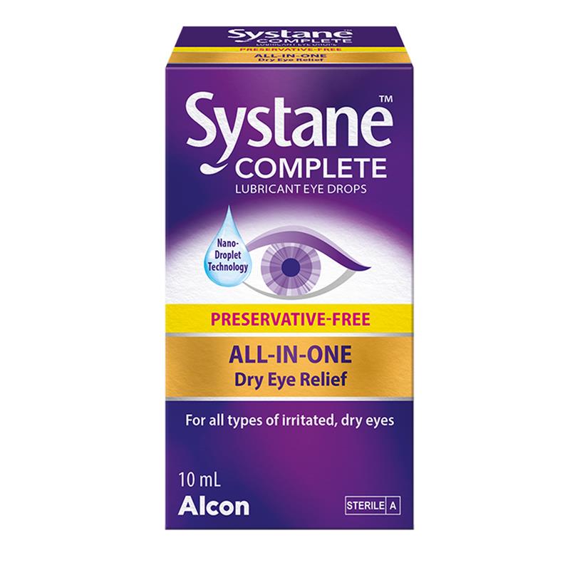Systane Complete Preservative-Free Lubricant Eye Drops 10ml