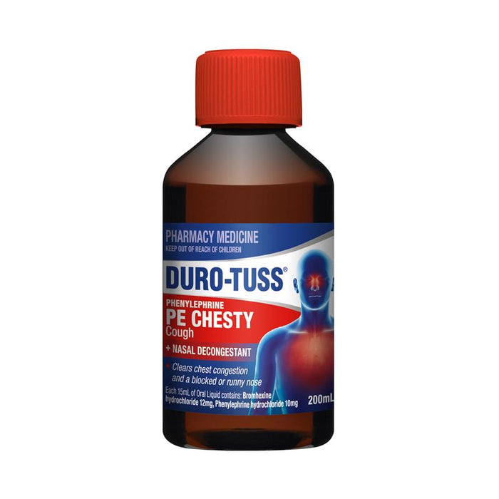 Duro-Tuss PE Chesty Cough Plus Nasal Decongestant 200ml