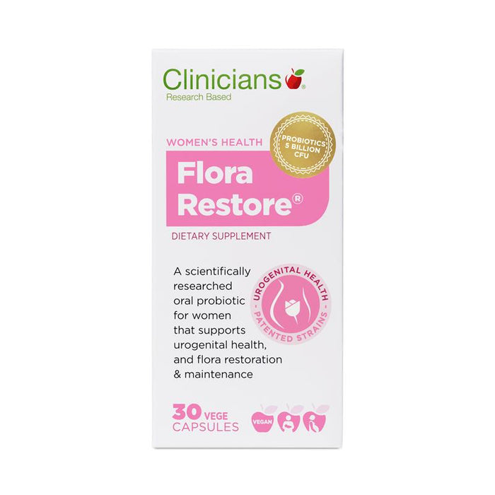 Clinicians Flora Restore Probiotic 30 Capsules