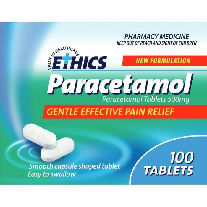 Ethics Paracetamol 500mg - 100 Caplets
