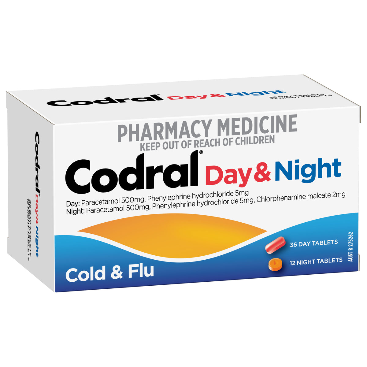 Codral PE Day & Night Cold & Flu Codeine Free - 48 Tablets